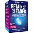 Breelex Denture Cleaning Tablets - 120 Count, Pack of 1-4-Month Supply & Denture Care - All-Purpose Retainer Cleaner Tablets - Gentle Formula for Mouth Guard Cleaner