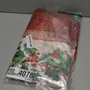 Softalker Christmas Jacquard Rectangle Tablecloth, Winter Vintage Holly Waterproof Table Cloth, Xmas Farmhouse Fabric Table Cover for Holiday, Dining, Party Decor, DHHolly 60 x 102 Inch