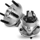 Pair 513206 Front Wheel Bearing Hub Assembly Compatible with Chevy Cobalt HHR 2006-2011, Pontiac G5 2007-2010 Pursuit 2005-2006, for Saturn Ion 2003 2004 2005 2006 2007, 5 Lug w/ABS
