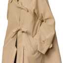 Kedera Bow Toggle Trench Coat Jacket Women Trendy 2025 Casual Long Sleeve Lapel Collar Fashion Winter Peacoat Outfits