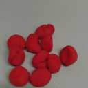 meekoo 10 Packs 10/40 Pack Red Clown Nose Red Foam Sponge Nose for Halloween Christmas Cosplay Comic Party Supplies