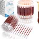 FSA Eligible, HSA Listed Item, 100 Pack Iodine First Aid Swabs Sterile Disinfection Cotton Sticks, Single-Use Portable Wound Care for Home, Travel, Camping & Minor Injuries
