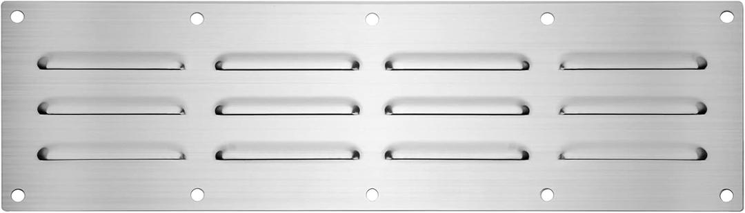 Stanbroil Stainless Steel Venting Panel for Grill Accessory, 15" by 4-1/2"