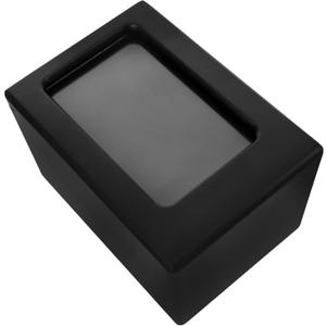 BESPORTBLE Pet Urn Wooden Cremation Urn for Dogs and Cats Ashes Container Photo Display Frame Solid Wood Animal Memorial Keepsake for Pet Remains Black Small