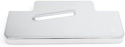 Cyreedom Harley Battery Cover Battery Top Cover Kit for 1997-2005 Harley Dyna Super Glide EFI FXDI FXDS FXDL FXDX (Chrome)