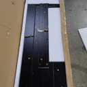 VEVOR Rectangle Dining Table, 63 inch Length Large Wood Tables for 4-6 Person, Modern Dinner Furniture, Conference Desk Supporting for 330LBS, for Home Kitchen Living Room, Black(Only Table)