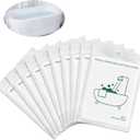 10-Pack Quality Bathtub Cover Liner Disposable Travel Bathtub Plastic Bag Portable Leak-Proof, Large Thickened Bath Tubs Lining Film for Home Hotel Bathtubs (102 x47 Inch), Each Individually Packaged