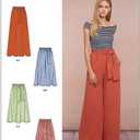 Simplicity US8605A Easy to Sew Women's Skirts and Loose Fitting Pants Sewing Patterns, Sizes 6-24