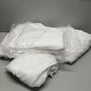 FreshCulture Twin Fitted Sheets, Bulk Pack of 6, Deep Pocket, Soft Microfiber Bottom Sheets for Home, Salons, Hotels, Twin Size Fitted Sheets Only (White)