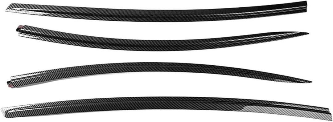 Compatible for Tesla Model 3 Y Vent Deflector Ventshade Ventvisor Side Window Deflector Rain Guards Window Visors Rain Guard Car Accessory(Imitation CF for 3)