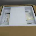 2 Pack Pull Out Cabinet Organizer Expandable Width(13"-21") and Depth(17"-24"), Slide Out Drawers With Raising Pad for Framed Cabinets, No Drill Roll Out Shelves for kitchen, Bathroom, White