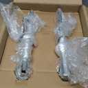 VOLISUN Crystal Vanity Lights for Bathroom, 4 Light Bathroom Vanity Light, Modern Stainless Steel Bathrooms Lights Over Mirror, Chrome Bathrooms Lights Fixtures-UL Certificated(Exclude Bulb)