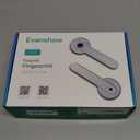 Fingerprint Door Lock Biometric Door Knob with Keypad Keyless Entry, Door Locks for Bedrooms, Home Hotel Office Apartment Silver