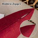 Kevin Textile Christmas Decorative Outdoor Waterproof Pillow Covers Pack of 2 Garden Checkered Cushion Sham Throw Pillowcase Shell for Patio Tent Couch 20x20 Inch Red