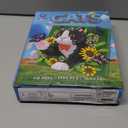 Flowers Tuxedo Cat Animal 3D Wall Art Micro Mini Building Blocks Set, Unique Home Wall Decor or Table Display, No Compatible with Lego, Ideal Gift Toy for Adults & Boys Girls 14+ (1402 PCS)