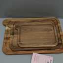 Non Toxic Cutting Boards  Cutting Board Set Free of Mineral Oil, Made of FSC Acacia Wood  Cutting Boards for Kitchen  Includes 3 Chopping Boards. By Ziruma