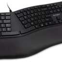 Kensington Pro Fit Ergonomic Wired Keyboard- Black (K75400US)