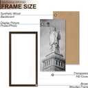 Solid Wood 10x20 Picture Frame with Brown Wood Grain 2 Packs