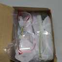 OXG 4 Pack Safety Glasses Anti Fog Goggles, Blue Light Blocking Stylish Safety Glasses for Women Nurses Protective Eyewear (Rainbow+clear+purple+green)