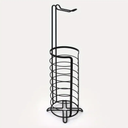 Dark Brown Wire Bathroom Tissue Holder And Storage