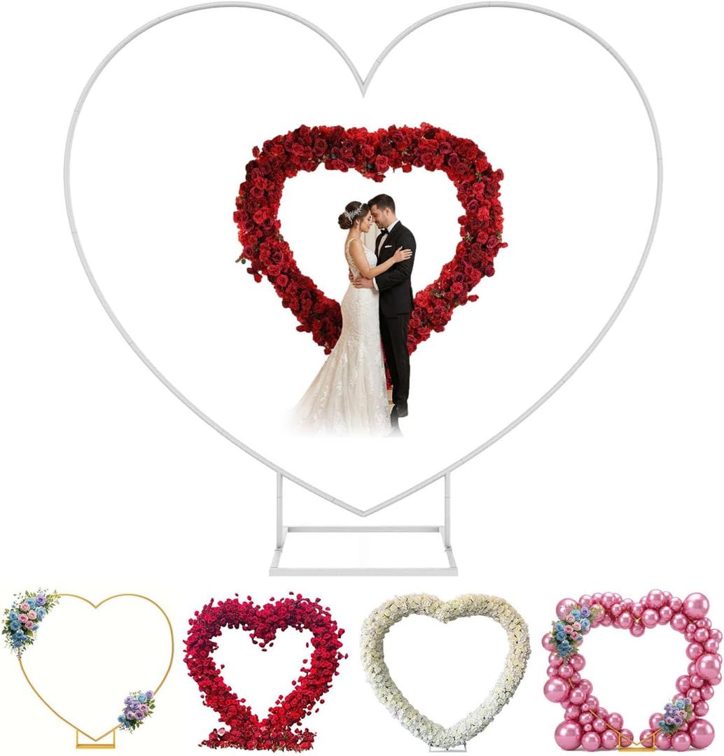 Heart Balloon Arch Stand with Base