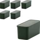Like-It, Small Item Storage, ‎14.25"L x 5.83"W x 5.98"H, Pack Of 6