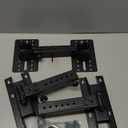 SPS-508 Speaker Wall Mount Stand, Rotatable Angle, Adjustable Swivel Tilt Speaker Mount Bracket, Home Surround Sound System 100 lbs Capacity (2 Packs, Black)