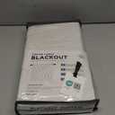 100% Blackout Shield Linen Blackout Curtains for Bedroom 96 Inches Long, Back Tab/Rod Pocket Living Room Drapes, Thermal Insulated Blackout Curtains 2 Panels Set, 50" W x 96" L,Cream