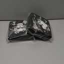 2 x 100Pcs Halloween Paper Napkin Skull Rose Crow Disposable Luncheon Napkin Double-Sided White Black Dinner Napkin for Home Party Table Decor