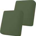 2 x Smiry Printed Couch Cushion Covers, Stretch Soft Couch Covers for Sofa, Washable Non-Slip Sofa Slipcover Furniture Protector for Indoor and Outdoor (2 Pack, Bronze Green)