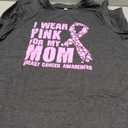 Vizor Women's Breast Cancer Shirts I Wear Pink for My Mom Tshirt Cancer Awareness Tshirts L