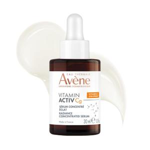 Avne Vitamin Activ Cg Radiance Concentrated Serum, Radiance Boosting Vitamin C Serum, powered by Vitamin Cg + Niacinamide + Bakuchiol, Visbily Reduce Wrinkles, Dark Spots & Fine Lines, 1 FL Oz