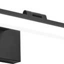 SOLFART 18Inch LED Vanity LightBathroom Light Fixtures Over Mirror Black Vanity Lights for Bathroom Modern Light Fixture ND