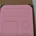 Elk and Friends Kids Stainless Steel Bento Box with Silicone Lid | Leak-proof | Toddler Lunch Container | 4 Compartments | Dishwasher Safe (Blush)