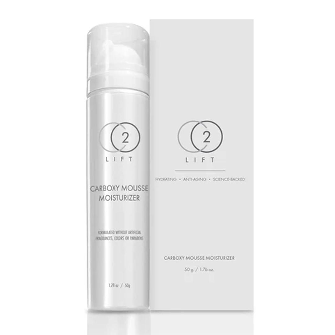 Co2Lift Carboxy Gel Treatment and Mousse Moisturizer - Hydrating Cream and Anti-Aging Formula for Skin Firmness, Even Skin Tone and Long Lasting Moisture