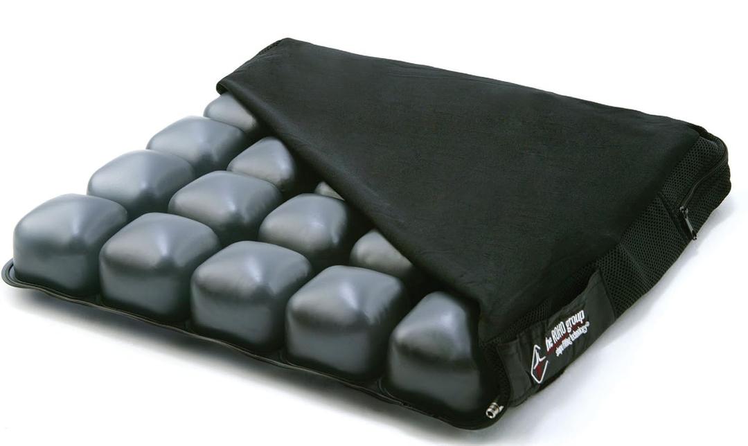 ROHO MOSAIC Cushion, Standard, Inflatable Seat Cushion for Office Chair, Wheelchair, Cars, Home Living, & Back Pain Support, Adjustable Cushion with Stretchable Cover & Non-Skid Bottom, 18" x 18"