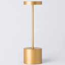 SAKRINGT 1 Pack Cordless Table Lamp Rechargeable, 5000mAh Battery Operated Portable Table Light,Dimming LED Table Lamp for Restaurant/Patio/Outdoor(Gold)