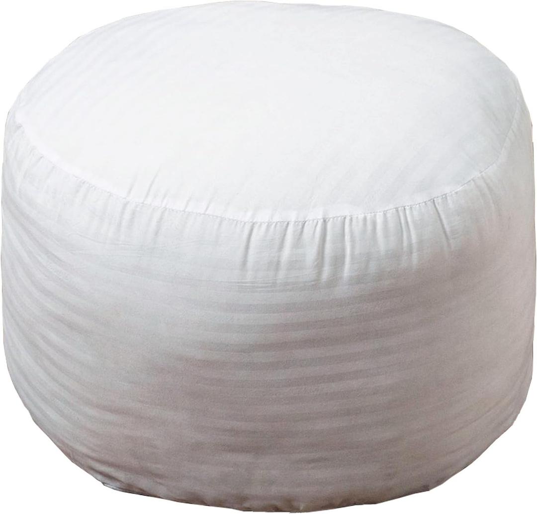 Asuprui Pouf Ottoman Filling Footstool Filler Polyfill Stuffing Stuffing Ottoman Filler Pouf Insert Bean Bag Filler 20x20x12 Inches Round Floor Bean Bag Chair Filling