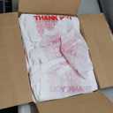 Fuxury 1000 Count Thank You Plastic Bags (11.5" x 6.5" x 21") White, T-shirt, Grocery, Take Out, To Go, Retail Shopping Bags in Bulk (Made in USA)