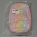 Fanny Pack for Girls,Birthday Easter Gifts,Chenille Initial Letter Girls Crossbody Bag,Preppy Teen Belt Bag for Graduation Travel Gifts,Cute Sequin Trendy Stuff. (S, Pink)