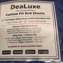 Extra Deep Pocket King Bed-Sheets – 4-Piece Includes: 18”-21” Inch Super Extra Deep Pocket Fitted Sheet – Oversize Flat Sheet – 2 Zipper Closure Pillowcases – Perfectly Fit – King Size – Navy Blue