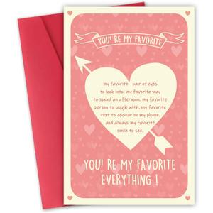 2 x Valentines Day Card Gifts for Him Her, Anniversary Valentines Day Cards for Men, Women - Birthday Cards, Valentines Day Wedding Gifts for Him, Her, Boyfriend, Husband, Wife (DTK-252)