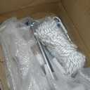 Heavy Duty Boat Anchor Kit, 5/8/10/13/18/25 lb Galvanized Danforth Anchor with Anchor Chain, Shakles and Boat Anchor Rope, Fluke Anchor Kit for Boats Pontoon, Deck, Fishing, and Sail (10 lb(Fits 16-26 FT Boats))