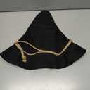 Adult Wizard Hat Halloween Costume,Pointed Witch Scarecrow Cap for Oktoberfest, Cosplay & Themed Parties