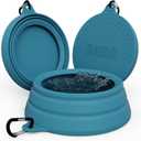 OHMO Spill Proof Collapsible Dog Water Bowl Large 34oz for Cars, No Splash Portable Bowls for Dog Travel, Pet Essentials for Road Trips, Cat Travel Accessories
