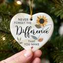 3 x Thank You Gifts for Women 2025, Appreciation Gifts for Coworkers Colleague Boss, Retirement Gift for Woman Man, Motivational Team Gift for Employees, Ceramic Retirement Ornament