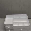 Makeup Organizer Tween Girls Gifts,Large Capacity Bathroom Organizer and Storage with Drawers Trendy Stuff ,Vanity,Bathroom Countertop,Bedroom Storage for Skincare,Cosmetics,Perfume,Brushes,Eyeshadow (white)