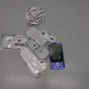 AUVON Dual Channel TENS Unit Muscle Stimulator Machine with 20 Modes, 2" and 2"x4" TENS Unit Electrode Pads (Blue)