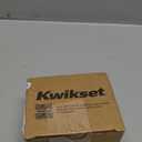 Kwikset 660 Deadbolt Deadbolt Lock, Matte Black Round Exterior Keyed Front Entry Door, Pick Resistant SmartKey Rekey Security, Single Cylinder Dead Bolt