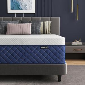Queen Mattresses, 14 Inch Hybrid Queen Mattress in a Box, Memory Foam and Individual Pocket Spring Breathable Comfort for Sleep Supportive and Pressure Relief, CertiPUR-US, 60"*80"*14"